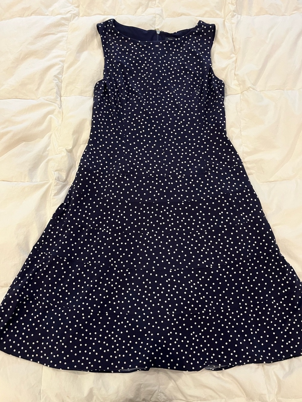 Tommy Hilfiger Navy Polka Dot Dress